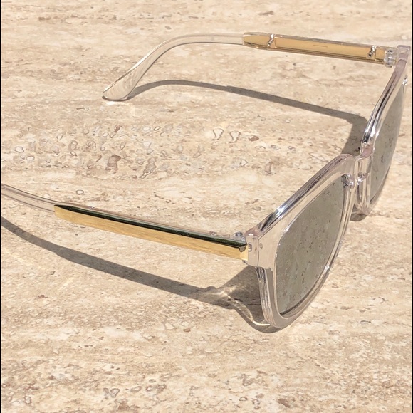 *LAST NEW Clear Frame Statement Mirror Sunglasses - Picture 4 of 8